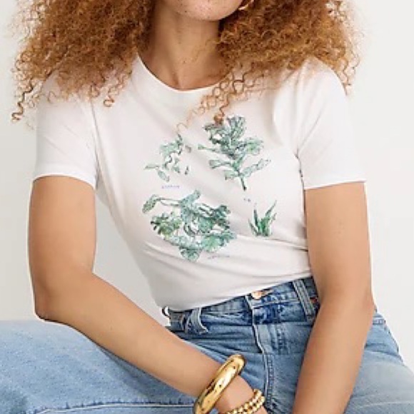 J. Crew Botanic Jersey T - Picture 2 of 3